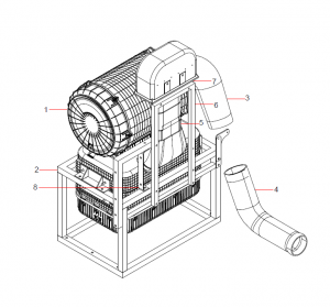 Sany Dump Truck Mining Truck SKT105S 160602010127A 168807000434A 131401020283B007 A880801010006 SCP010829669 Air filter Assy