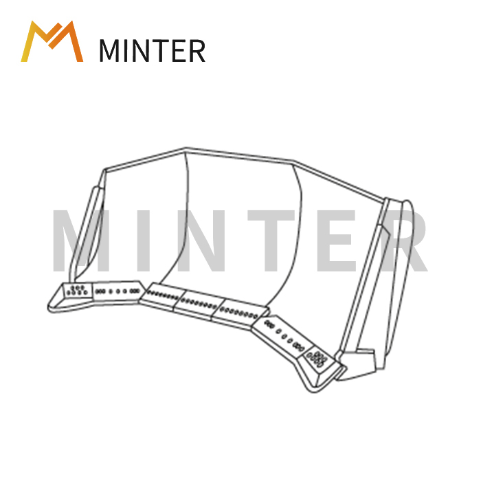 Caterpillar Komatsu Style Loaders Dozers base edge, center edge, standard hot cup End bits, Heavy duty hot cup end bits, level cut end-bit Chinese suppliers