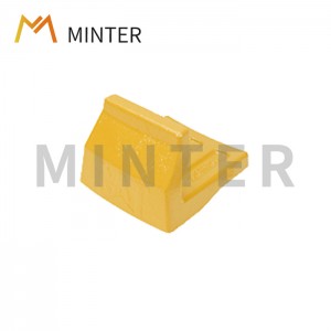 China wholesale Sidebar Protector – Bucket wear parts wear protection Heel shrouds bucket corner protection weld-on shroud construction shroud protective earthmoving wear parts – Minter...