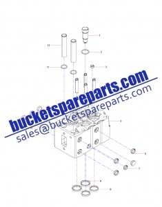Sany dump mining truck SKT105S 160102130004A094 Cylinder Head Subassembly 160102130004A046 Cylinder Head Group