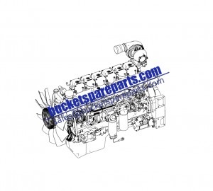 Sany Dump mining truck SKT105S Engine parts 160102130021A