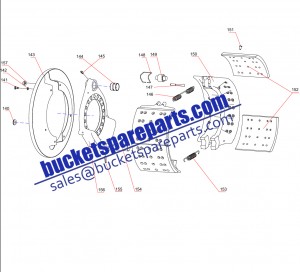 Sany dump mining truck SKT90S 131401020106A Middle Axle