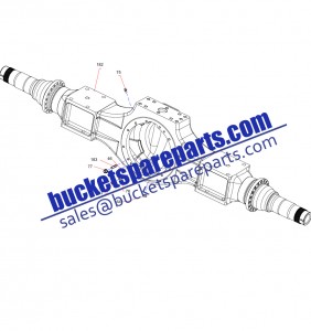 Sany dump mining truck SKT90S 131401020106A Middle Axle