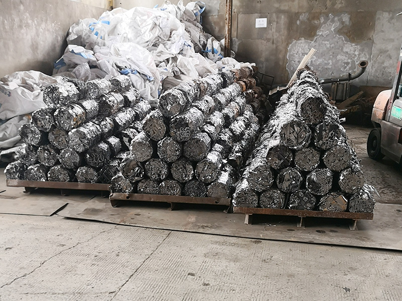 Raw material stock