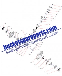 Sany dump mining truck SKT90S 131401020112A Rear Axle