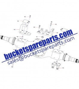 Sany dump mining truck SKT90S 131401020112A Rear Axle