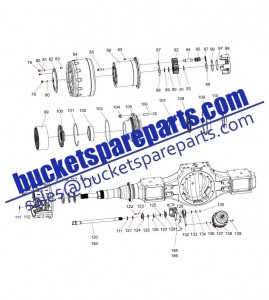 Sany dump mining truck SKT90S 131401020112A Rear Axle
