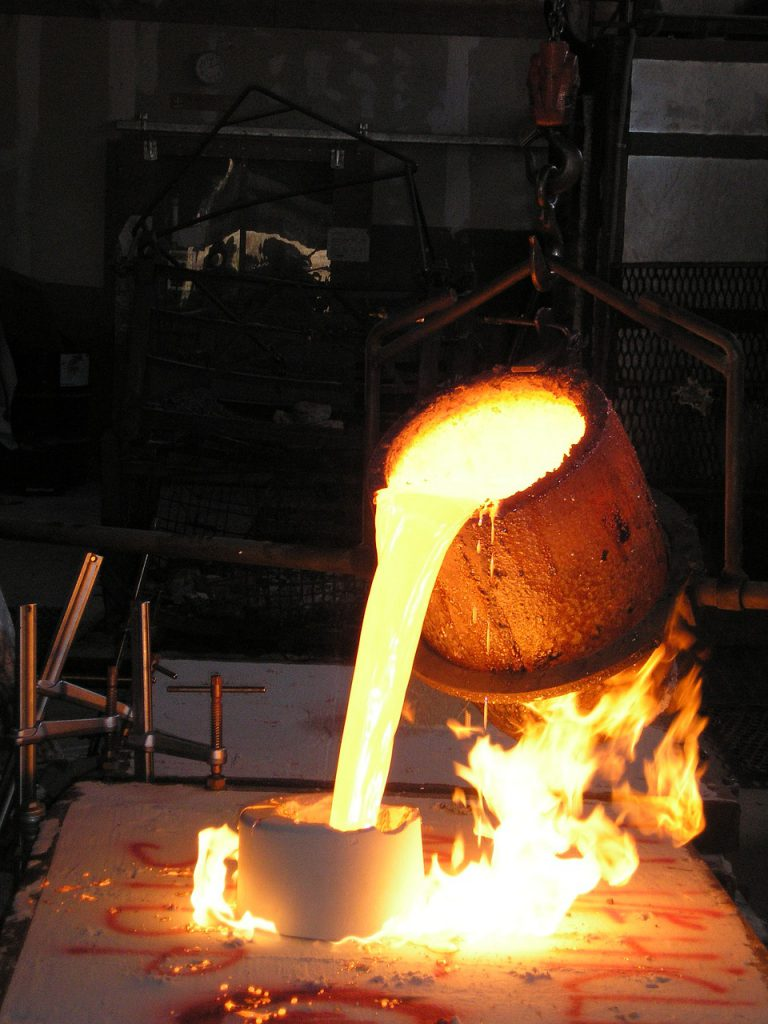 How to smelt the metal ?
